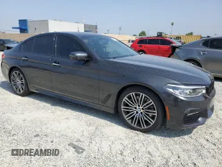 2017 BMW 5 Series 540i with VIN WBAJE5C32HG915361, listed as a Copart auction lot 59996755 with 45,421 mi miles and Salvage title. Bid and sale history available at DreamBid. Image 4.