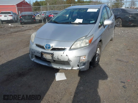2011 Toyota Prius I with VIN JTDKN3DU8B5339040, listed as a IAAI auction lot 41729244 with 213,628 mi miles. Bid and sale history available at carsss.com. Image 6.