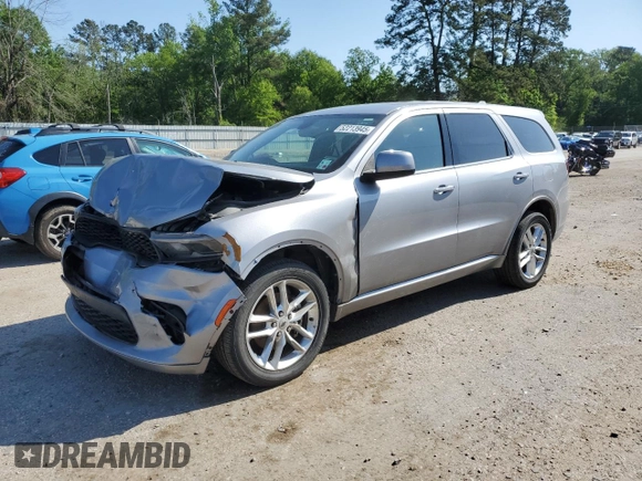 2021 Dodge Durango GT with VIN 1C4RDJDG1MC804689, listed as a Copart auction lot 52213945 with 56,201 mi miles and Salvage title. Bid and sale history available at DreamBid. Image 1.