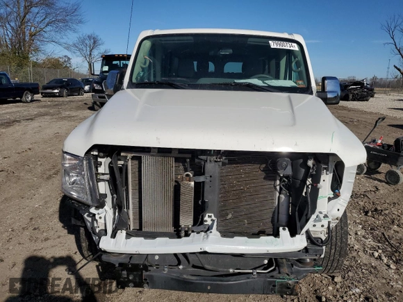 2020 Nissan NV SV with VIN 5BZBF0AA6LN850639, listed as a Copart auction lot 79900734 with 77,608 mi miles and Salvage title. Bid and sale history available at DreamBid. Image 5.