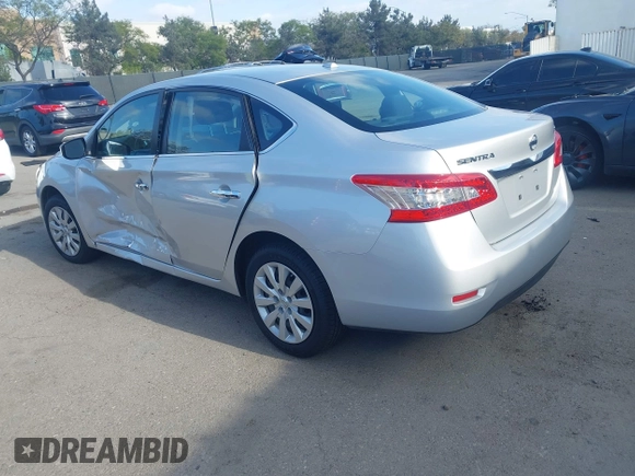 2015 Nissan Sentra SR with VIN 3N1AB7AP8FL665794, listed as a IAAI auction lot 42140522 with 57,621 mi miles and . Bid and sale history available at DreamBid. Image 3.