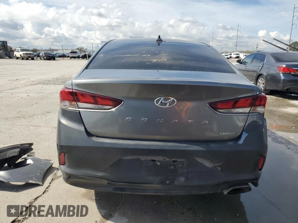 2018 Hyundai Sonata Limited with VIN 5NPE34AF3JH650517, listed as a Copart auction lot 47087485 with 169,071 mi miles and Salvage Title. Bid and sale history available at carsss.com. Image 6.