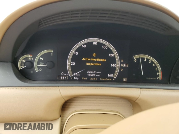 2008 Mercedes-Benz CL с VIN WDDEJ76X78A014618, выставлен на аукционе Copart как лот 59601615 с пробегом 98 007 миль миль и Списание • Salvage title. История ставок и продаж доступна на DreamBid. Изображение 9.