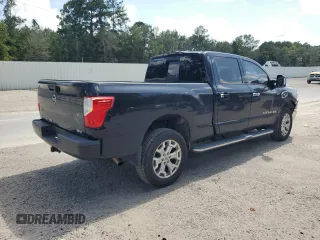 2017 Nissan Titan XD SV with VIN 1N6AA1F25HN549415, listed as a Copart auction lot 64027474 with 186,736 mi miles and Salvage Title. Bid and sale history available at carsss.com. Image 3.