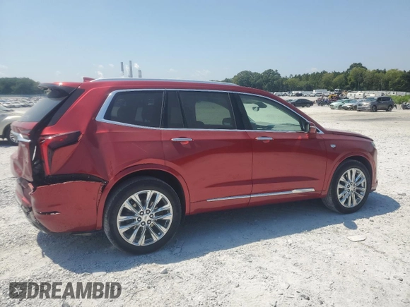 2022 Cadillac XT6 Premium Luxury with VIN 1GYKPCRS2NZ103363, listed as a Copart auction lot 66564404 with 25,114 mi miles and Salvage Title. Bid and sale history available at carsss.com. Image 3.