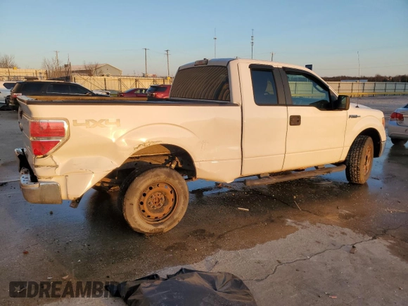 2009 Ford F-150 XL with VIN 1FTPX14V69FA23346, listed as a Copart auction lot 46318515 with 217,771 mi miles and Salvage Title. Bid and sale history available at carsss.com. Image 3.