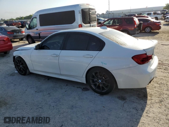 2016 BMW 3 Series 328i with VIN WBA8E9G51GNT87906, listed as a Copart auction lot 48706735 with 89,179 mi miles and Salvage Title. Bid and sale history available at carsss.com. Image 2.