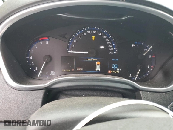 2016 Cadillac SRX Premium Collection with VIN 3GYFNGE35GS505522, listed as a Copart auction lot 56005615 with 37,198 mi miles and Non repairable. Bid and sale history available at DreamBid. Image 9.