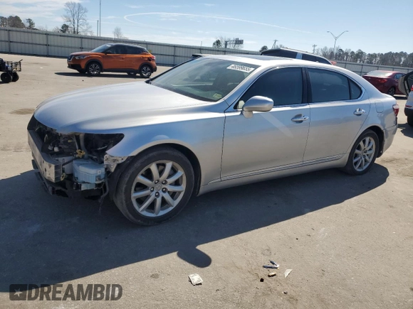 2008 Lexus LS 460 L z VIN JTHGL46F185026449, wystawiony jako Copart lot #46599655 z przebiegiem 179 392 mil mil oraz Szkoda całkowita • Salvage title. Historia ofert i sprzedaży dostępna na DreamBid. Obrazek 1.
