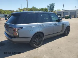 2020 Land Rover Range Rover P525 HSE with VIN SALGS2SE2LA414448, listed as a Copart auction lot 56851715 with 40,748 mi miles and Salvage title. Bid and sale history available at DreamBid. Image 3.