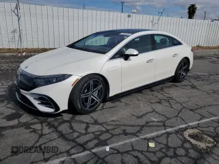 2023 Mercedes-Benz EQS 450 z VIN W1KCG2EB0PA040037, wystawiony jako Copart lot #42054395 z przebiegiem 8570 mil mil oraz Szkoda całkowita • Salvage title. Historia ofert i sprzedaży dostępna na DreamBid. Obrazek 1.