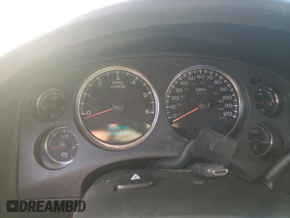 2007 Chevrolet Silverado 1500 LTZ with VIN 3GCEK13Y57G512768, listed as a Copart auction lot 81051054 with 183,069 mi miles and Salvage Title. Bid and sale history available at carsss.com. Image 9.