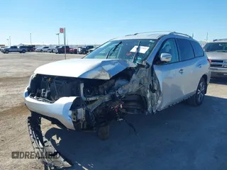 2018 Nissan Pathfinder SV with VIN 5N1DR2MN4JC607605, listed as a IAAI auction lot 41691163 with 99,069 mi miles. Bid and sale history available at carsss.com. Image 17.
