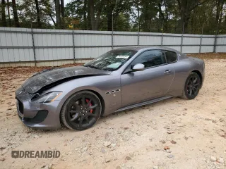2014 Maserati GranTurismo Sport with VIN ZAM45VLA6E0096840, listed as a Copart auction lot 79295594 with 45,601 mi miles and Salvage Title. Bid and sale history available at carsss.com. Image 1.
