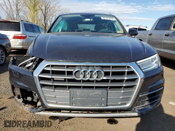 2018 Audi Q5 with VIN WA1ANBFY5J2051217, listed as a Copart auction lot 50181614 with 103,166 mi miles and . Bid and sale history available at DreamBid. Image 5.