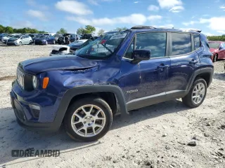2019 Jeep Renegade Latitude z VIN ZACNJBBB2KPK16147, wystawiony jako Copart lot #56896855 z przebiegiem 47 029 mil mil oraz Szkoda całkowita • Salvage title. Historia ofert i sprzedaży dostępna na DreamBid. Obrazek 1.