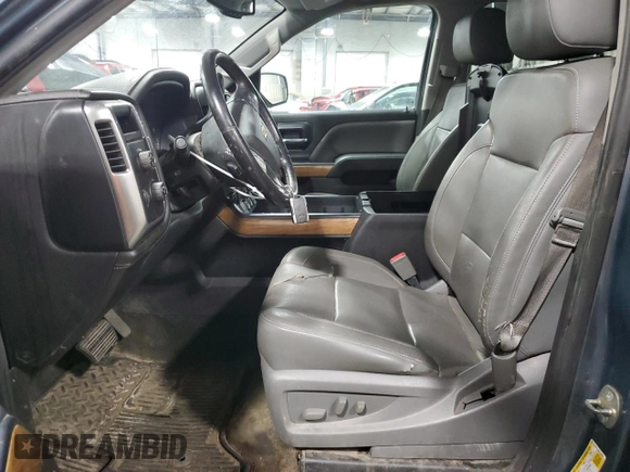 2014 Chevrolet Silverado 1500 LTZ with VIN 3GCUKSEC9EG245991, listed as a Copart auction lot 46620565 with 128,370 mi miles and Salvage Title. Bid and sale history available at DreamBid. Image 7.