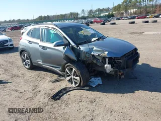 2020 Hyundai Kona Limited with VIN KM8K3CA53LU406083, listed as a IAAI auction lot 41989767 with 66,199 mi miles. Bid and sale history available at carsss.com. Image 1.