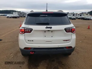 2018 Jeep Compass Trailhawk with VIN 3C4NJDDB1JT130136, listed as a Copart auction lot 47416525 with 74,662 mi miles and Salvage Title. Bid and sale history available at carsss.com. Image 6.