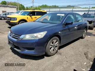 2013 Honda Accord LX z VIN 1HGCR2F38DA070007, wystawiony jako Copart lot #56568315 z przebiegiem 147 559 mil mil oraz Szkoda całkowita • Salvage title. Historia ofert i sprzedaży dostępna na DreamBid. Obrazek 1.