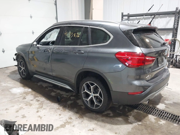 2018 BMW X1 xDrive28i with VIN WBXHT3C38J5L34625, listed as a IAAI auction lot 41133876 with 60,986 mi miles and . Bid and sale history available at DreamBid. Image 3.