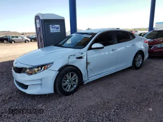 2018 Kia Optima LX with VIN 5XXGT4L33JG236600, listed as a Copart auction lot 48254595 with 90,382 mi miles and Salvage Title. Bid and sale history available at carsss.com. Image 1.