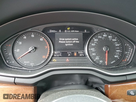 2022 Audi A5 Sportback Premium with VIN WAUABCF51NA011980, listed as a Copart auction lot 71982364 with 8,077 mi miles and Salvage Title. Bid and sale history available at carsss.com. Image 9.