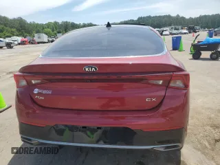 2021 Kia K5 EX with VIN 5XXG34J25MG038034, listed as a Copart auction lot 63931834 with 64,457 mi miles and Salvage Title. Bid and sale history available at carsss.com. Image 6.