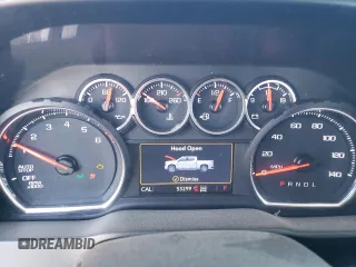 2021 Chevrolet Silverado 1500 LT with VIN 3GCUYDED9MG102749, listed as a Copart auction lot 73362344 with 53,299 mi miles and Salvage Title. Bid and sale history available at carsss.com. Image 9.