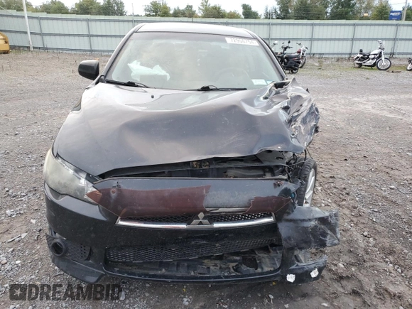 2011 Mitsubishi Lancer GTS with VIN JA32U8FW4BU035092, listed as a Copart auction lot 72950754 with Not Provided miles and Salvage Title. Bid and sale history available at carsss.com. Image 5.
