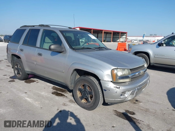 2006 Chevrolet TrailBlazer LS with VIN 1GNDT13S762231896, listed as a IAAI auction lot 40548299 with 229,861 mi miles and . Bid and sale history available at DreamBid. Image 1.