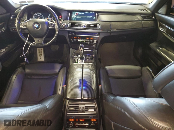 2014 BMW 7 Series ALPINA B7 xDrive with VIN WBAYF8C53ED652566, listed as a Copart auction lot 61177235 with 144,566 mi miles and Salvage title. Bid and sale history available at DreamBid. Image 8.