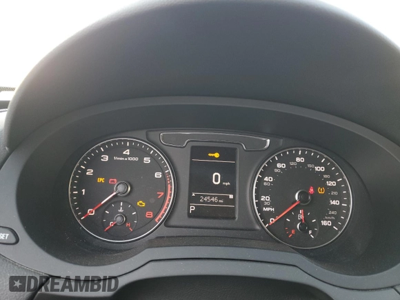 2018 Audi Q3 Premium with VIN WA1BCCFS9JR006171, listed as a Copart auction lot 89405445 with 24,546 mi miles and Salvage Title. Bid and sale history available at carsss.com. Image 9.