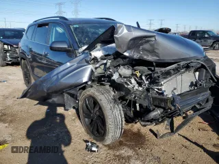 2023 Volkswagen Atlas SE with VIN 1V2KP2CA4PC527695, listed as a Copart auction lot 46023235 with 21,893 mi miles and Salvage title. Bid and sale history available at DreamBid. Image 4.