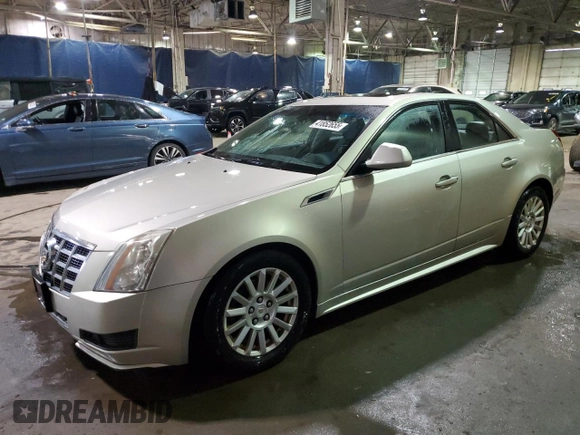 2013 Cadillac CTS Luxury with VIN 1G6DH5E53D0145506, listed as a Copart auction lot 41852655 with 163,518 mi miles and Clean title. Bid and sale history available at DreamBid. Image 1.