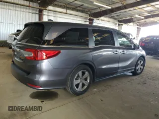 2019 Honda Odyssey EX-L with VIN 5FNRL6H79KB069020, listed as a Copart auction lot 52890475 with 63,401 mi miles and Salvage Title. Bid and sale history available at carsss.com. Image 3.
