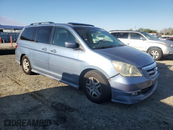 2005 Honda Odyssey EX-L with VIN 5FNRL38645B092814, listed as a Copart auction lot 50587065 with 262,912 mi miles and Salvage Title. Bid and sale history available at carsss.com. Image 4.