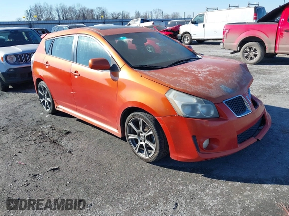 2010 Pontiac Vibe GT with VIN 5Y2SR6E02AZ417711, listed as a IAAI auction lot 41382077 with 196,895 mi miles. Bid and sale history available at carsss.com. Image 1.