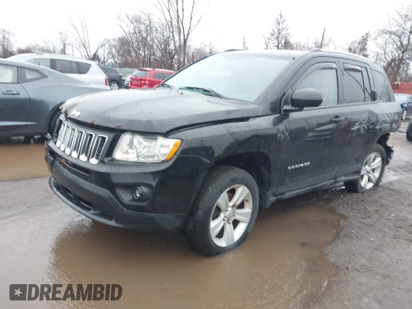 2012 Jeep Compass Sport with VIN 1C4NJDBB9CD658843, listed as a IAAI auction lot 41936099 with 216,780 mi miles and . Bid and sale history available at DreamBid. Image 17.