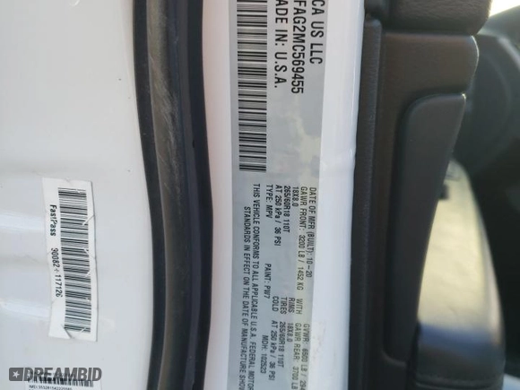 2021 Jeep Grand Cherokee Laredo X with VIN 1C4RJFAG2MC569455, listed as a Copart auction lot 66375044 with 57,943 mi miles and Salvage Title. Bid and sale history available at carsss.com. Image 12.