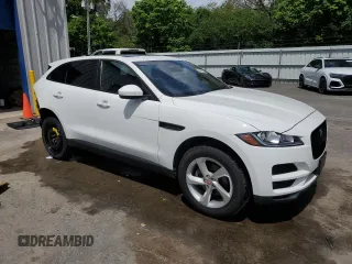 2020 Jaguar F-Pace 25t Premium with VIN SADCJ2FX5LA645580, listed as a Copart auction lot 64662805 with 45,932 mi miles and Salvage title. Bid and sale history available at DreamBid. Image 4.