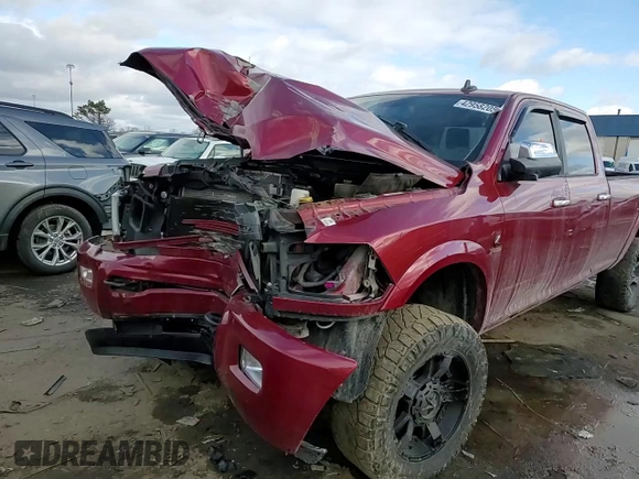 2014 Ram 3500 Laramie with VIN 3C63R3JL3EG229411, listed as a Copart auction lot 42958205 with 110,642 mi miles and Salvage Title. Bid and sale history available at carsss.com. Image 10.
