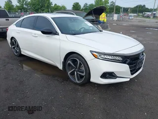 2021 Honda Accord Sport with VIN 1HGCV2F30MA024490, listed as a IAAI auction lot 42469976 with 73,331 mi miles and . Bid and sale history available at DreamBid. Image 1.