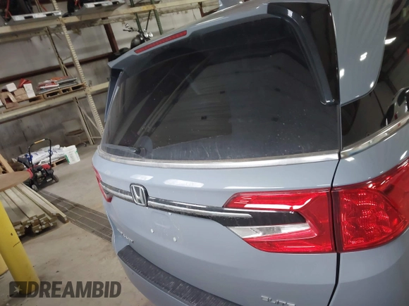 2024 Honda Odyssey Elite with VIN 5FNRL6H9XRB048821, listed as a IAAI auction lot 41500573 with 9,644 mi miles. Bid and sale history available at carsss.com. Image 16.