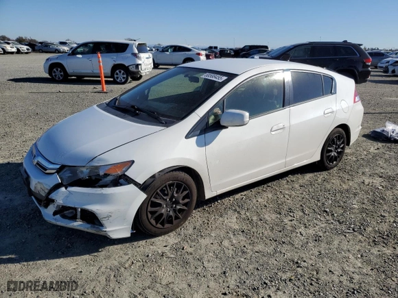 2013 Honda Insight LX with VIN JHMZE2H50DS004580, listed as a Copart auction lot 88588455 with 183,906 mi miles and Salvage Title. Bid and sale history available at carsss.com. Image 1.
