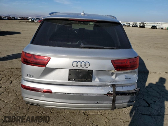 2018 Audi Q7 Premium with VIN WA1AHAF79JD009033, listed as a Copart auction lot 84053284 with 68,154 mi miles and Salvage title. Bid and sale history available at DreamBid. Image 6.