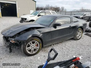 2010 Ford Mustang V6 with VIN 1ZVBP8AN7A5156826, listed as a Copart auction lot 48862415 with 80,583 mi miles and Salvage Title. Bid and sale history available at carsss.com. Image 1.