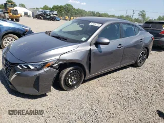 2024 Nissan Sentra SV with VIN 3N1AB8CV9RY309377, listed as a Copart auction lot 62084215 with 8,045 mi miles and Salvage title. Bid and sale history available at DreamBid. Image 1.