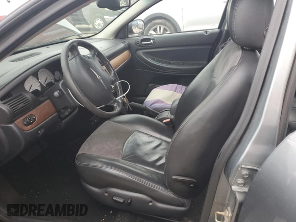 2006 Chrysler Sebring with VIN 1C3EL66R86N154249, listed as a Copart auction lot 87521385 with 163,835 mi miles and Non Repairable. Bid and sale history available at DreamBid. Image 7.