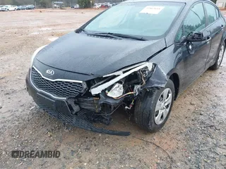 2014 Kia Forte LX with VIN KNAFK4A60E5171921, listed as a IAAI auction lot 41863618 with 105,076 mi miles. Bid and sale history available at carsss.com. Image 6.